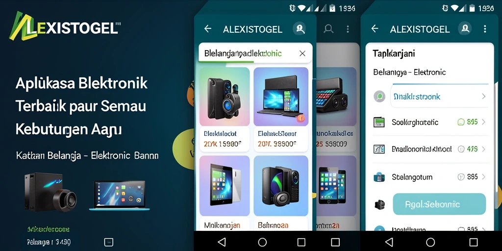 Antarmuka modern dan menarik dari aplikasi ALEXISTOGEL.