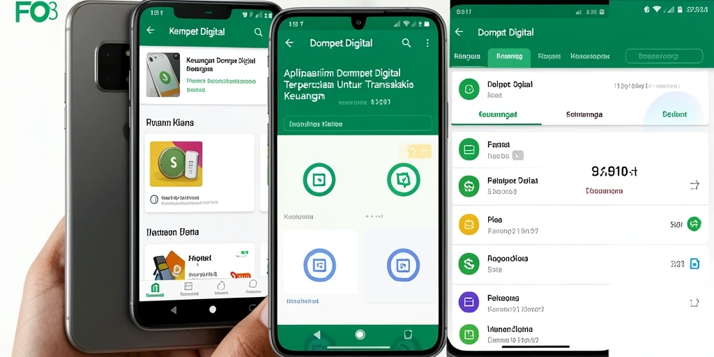 Tampilan antarmuka pengguna FO8 yang modern dan fungsional.