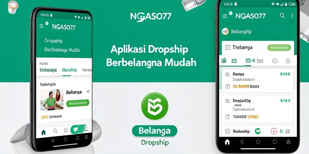 Tampilan antarmuka aplikasi NGASO77 yang menarik dan fungsional.
