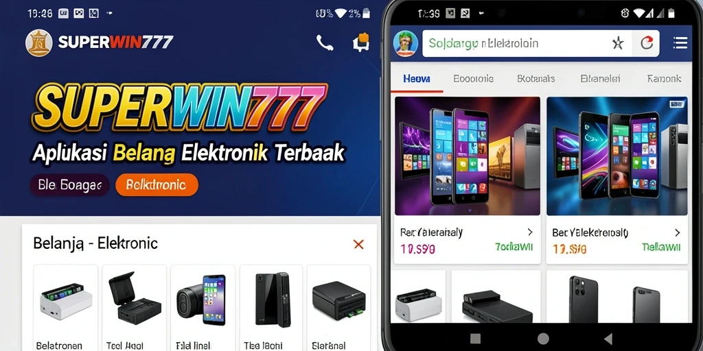 Tampilan antarmuka SUPERWIN777 yang modern dan fungsional.