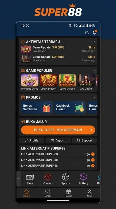 Link Alternatif Super88 untuk Pengguna Android