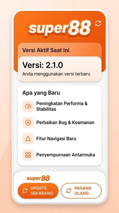 Riwayat Versi super88 untuk Pengguna Android